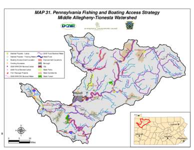 Sandy Creek / Geography of Pennsylvania / Tionesta Creek / Allegheny River