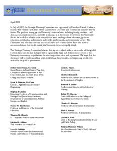 Microsoft Word - Strategic Planning Committee Ltr and Report_Apr-2008.doc
