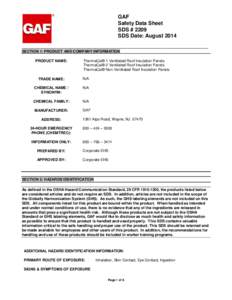 MATERIAL SAFETY DATA SHEET                                                       PAGE 1 OF X