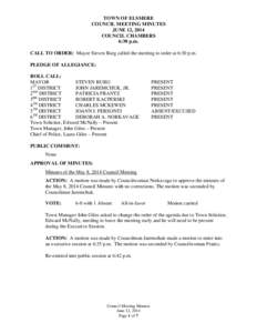 Microsoft Word - June 12, 2014 Council Minutes