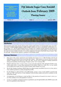 Tropical meteorology / Climate / Climatology / La Niña / Pacific Ocean / El Niño-Southern Oscillation / Rain / Viti Levu / Lautoka District / Atmospheric sciences / Meteorology / Physical oceanography