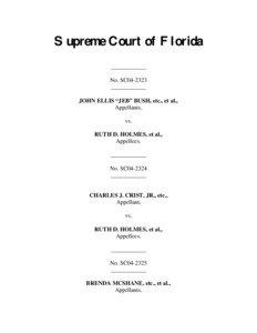 Supreme Court of Florida ____________ No. SC04-2323