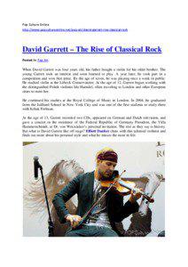 David Garrett / Today