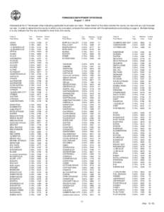 TENNESSEE DEPARTMENT OF REVENUE August 1, 2016 Alphabetical list of Tennessee cities indicating applicable local sales tax rates. Rates listed for the cities include the county tax rate and any city imposed tax rate. In 