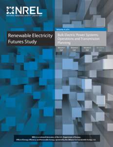 Volume 4 of 4  Renewable Electricity Futures Study  Bulk Electric Power Systems: