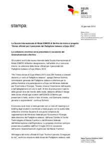 stampa  16 gennaio 2014 Markus Quint Tel. + Fax +