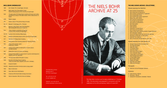 Science / Denmark / Aage Bohr / Copenhagen / Stefan Rozental / Ben Roy Mottelson / Harald Bohr / Complementarity / Léon Rosenfeld / Niels Bohr / Physics / Nobel laureates in Physics