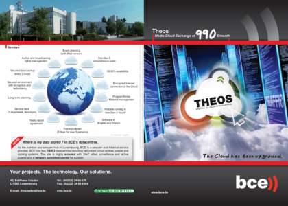 Theos  Media Cloud Exchange at Event planning (with iPad version)