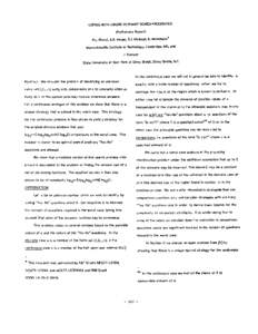 COPING W!TH ERRORS 1N BINARY SEARCH PROCEDURES (Preliminary Report) R.L. Rives,, A.R. Meyer, D.J. Kleitman, K. Winklmann* Massachusetts institute of Technology, Cambridge, MA, and J. Spencer State University of New York 