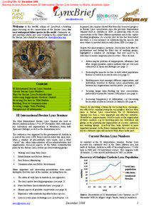 Fauna of Pakistan / Military helicopters / Iberian Lynx / Doñana National Park / European Rabbit / Endangered species / Andalusia / AgustaWestland AW159 / Conservation biology / Fauna of Europe / Zoology / Lynx