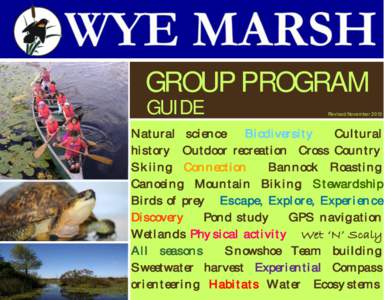 GROUP PROGRAM GUIDE Revised November[removed]Natural science