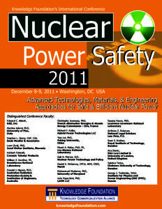 Nuclear Knowledge Foundation’s International Conference Power Safety 2011