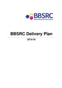 BBSRC Delivery Plan[removed]