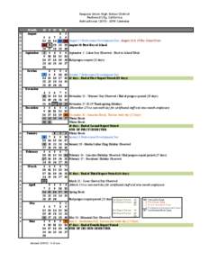 Sequoia Union High School District Redwood City, California Instructional[removed]Calendar