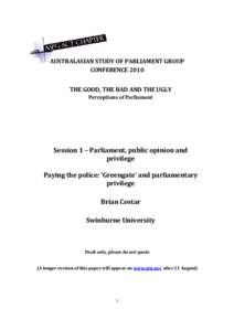 Government / Political scandals in the United Kingdom / Ashford / Damian Green / Parliamentary privilege / Michael Martin /  Baron Martin of Springburn / House of Commons of the United Kingdom / Law enforcement in the United Kingdom / United Kingdom parliamentary expenses scandal / Politics of the United Kingdom / Westminster system / Parliament of the United Kingdom