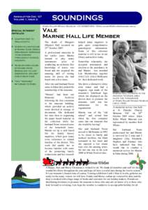 Newsletter Dec ‘07 Volume 1, Issue 2. SOUNDINGS Eden Killer Whale MuseumEmail 