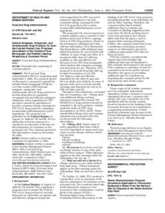 Federal Register / Vol. 68, No[removed]Wednesday, June 4, [removed]Proposed Rules DEPARTMENT OF HEALTH AND HUMAN SERVICES Food and Drug Administration 21 CFR Parts 201 and 343 [Docket No. 77N–0941]