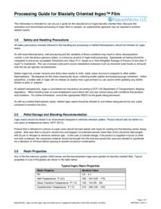 Mechanically Drawn Fiber Processing Guide