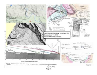 Peoh Point & Snoqualmie Pass Field Trip Sunday, June 14, 2015 Nick Zentner, CWU Geology Page 1
