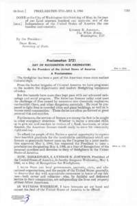 Proclamations / Junior safety patrol / Road safety / Holidays in the United States