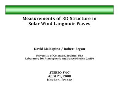 Astrophysics / Plasma / Wave / Ion acoustic wave / Physics / Waves in plasmas / Plasma physics