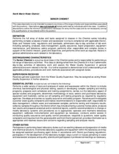 Microsoft Word - Senior Chemist.doc