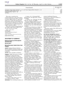 Federal Register / Vol. 78, NoThursday, April 11, NoticesNet subsidy rate %