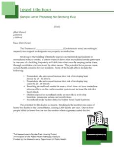 Microsoft Word - Sample Letter Proposing No-Smoking Rule.doc