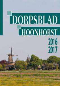 Dorpsblad Hoonhost 13 maart – 2 april 2009 13e jaargang nr 10