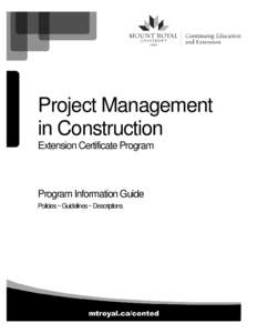 Microsoft Word[removed]Project Management in Construction Program Information Guide.docx