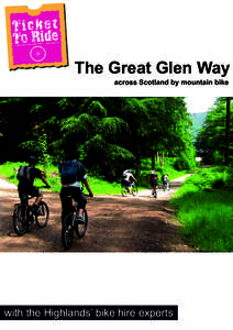 The Great Glen Way across Scotland by mountain bike with the Highlands’ bike hire experts 1