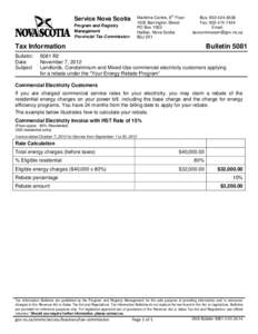 Energy conservation in the United States / Rebate / Tax / Invoice / Business / Computers and the environment / Energy Rebate Program