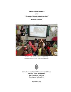 A Curriculum Audit™ of the Kenosha Unified School District Kenosha, Wisconsin