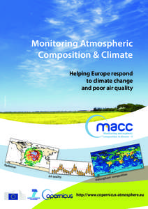 Monitoring Atmospheric Composition & Climate © iStockphoto  Helping Europe respond