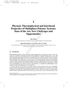 Polymer blend / Polymer / Nanocomposite / Interpenetrating polymer network / Short fiber reinforced blends / Polymer separators / Polymers / Chemistry / Materials science