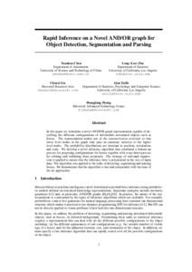 Rapid Inference on a Novel AND/OR graph for Object Detection, Segmentation and Parsing Yuanhao Chen Department of Automation University of Science and Technology of China