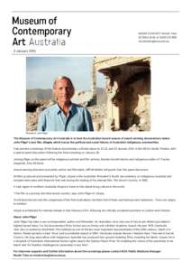 Journalism / Australia / John Pilger / Rosalie Kunoth-Monks / Utopia