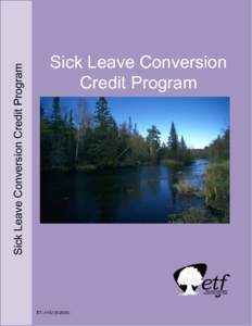 Sick Leave Conversion Credit Program  Sick Leave Conversion Credit Program  ET[removed])