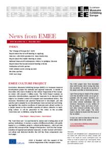 News from EMEE EMEE Newsletter No. 1 – December 2013 INDEX The “Change of Perspective” (COP) Report about the Kick-off Meeting in Augsburg