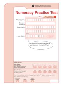 Literacy / Numeracy / Test / Evaluation / Education / Mathematics education / Knowledge