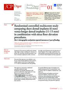 2015:42 Scientific release from the European Federation of Periodontology Editor: