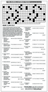 THE JOURNAL SATURDAY PUZZLE 1 I2  41