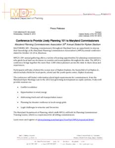 Press Release-Press Release MPCA 30th annual conference[removed]