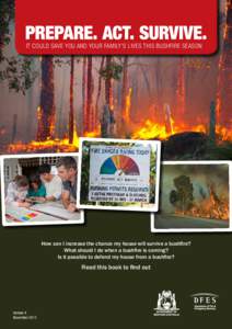 IT COULD SAVE YOU AND YOUR FAMILY’S LIVES THIS BUSHFIRE SEASON  How can I increase the chance my house will survive a bushfire? What should I do when a bushfire is coming? Is it possible to defend my house from a bushf