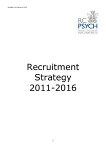 Updated 10 February[removed]Recruitment Strategy[removed]