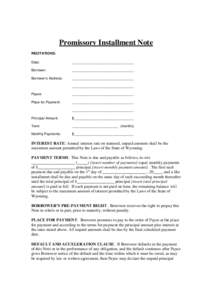 Microsoft Word - Promissory Installment Note