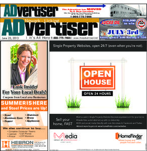 The Advertiser has MOVED To A New Location. We Are Now In The Advocate Building