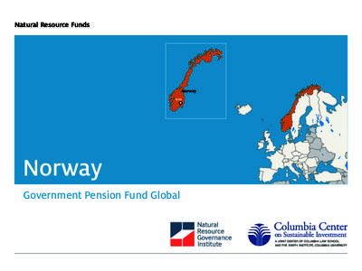 Financial services / Economy of Norway / Sovereign wealth funds / Foreign direct investment / Ministry of Finance / Investment management / Asset allocation / Pension fund / Norges Bank / Financial economics / Investment / Economics