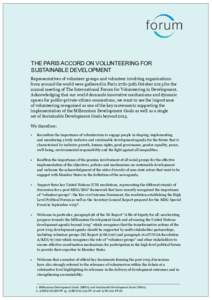 Giving / Philanthropy / Social philosophy / Volunteering / Economics / International development / Millennium Development Goals / International Year of Volunteers Plus 10 / Vinspired / Civil society / Sociology / Development