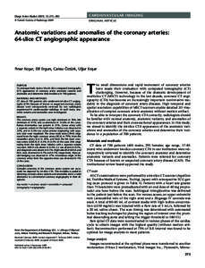 Diagn Interv Radiol 2009; 15:275–283  CARDIOVASCULAR IMAGING © Turkish Society of Radiology 2009